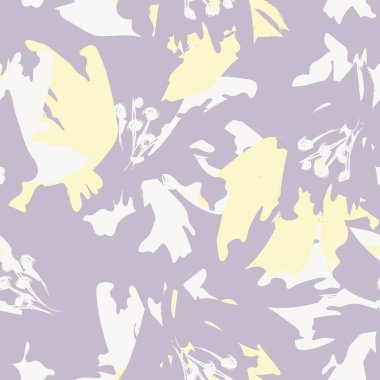 Moda tekstil, grafik, arka plan ve el sanatları için kusursuz desenli fırça darbeleri