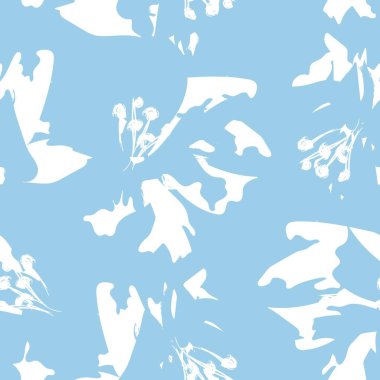 Moda tekstil, grafik, arka plan ve el sanatları için kusursuz desenli fırça darbeleri