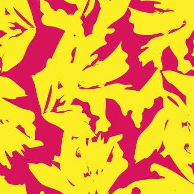 Moda tekstil, grafik, arka plan ve el sanatları için kusursuz desenli fırça darbeleri