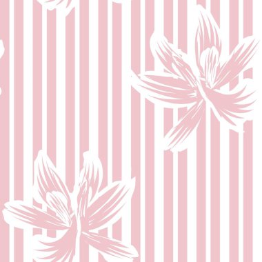 Moda tekstil ve grafikleri için çiçek desenli kusursuz desen tasarımı