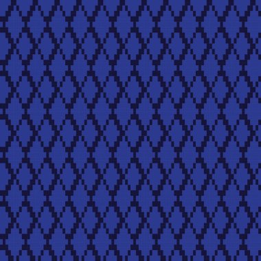 Örgü, moda tekstili ve grafikler için argyle Fair Island kusursuz desen tasarımı