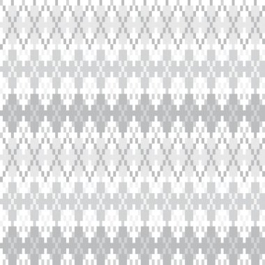 Örgü, moda tekstili ve grafikler için argyle Fair Island kusursuz desen tasarımı