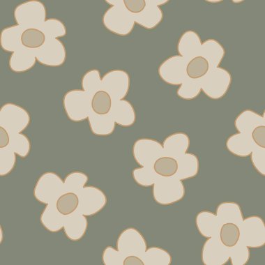 Moda tekstil, grafik, arka plan ve el sanatları için çiçek desensiz arkaplan