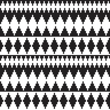 Örgü, moda tekstili ve grafikler için argyle Fair Island kusursuz desen tasarımı