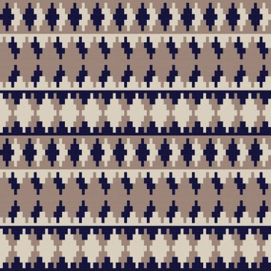 Örgü, moda tekstili ve grafikler için argyle Fair Island kusursuz desen tasarımı