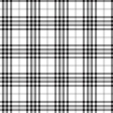 Monochrome Minimal Plaid textured seamless pattern for fashion textiles and graphics