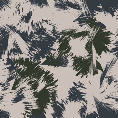 Floral brush strokes textured seamless pattern design for fashion textiles, graphics, backgrounds and crafts