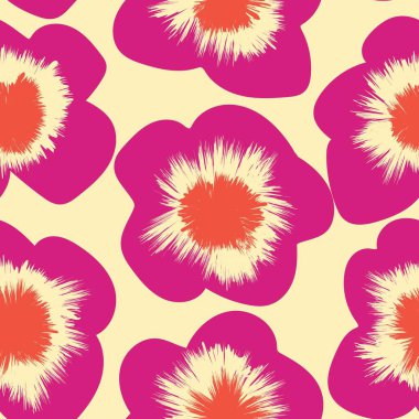 Moda tekstil, grafik, arka plan ve el sanatları için kusursuz desenli fırça darbeleri