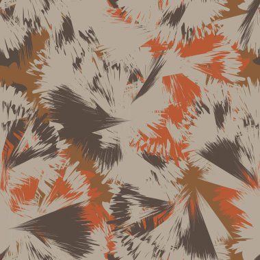 Floral brush strokes textured seamless pattern design for fashion textiles, graphics, backgrounds and crafts