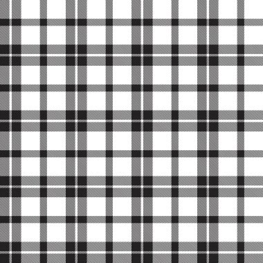 Monochrome Minimal Plaid textured seamless pattern for fashion textiles and graphics