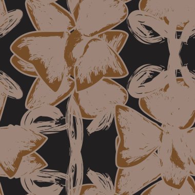 Moda tekstil, grafik, arka plan ve el sanatları için kusursuz desenli fırça darbeleri