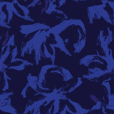 Moda tekstil, grafik, arka plan ve el sanatları için kusursuz desenli fırça darbeleri