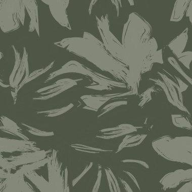 Moda tekstil, grafik, arka plan ve el sanatları için kusursuz desenli fırça darbeleri