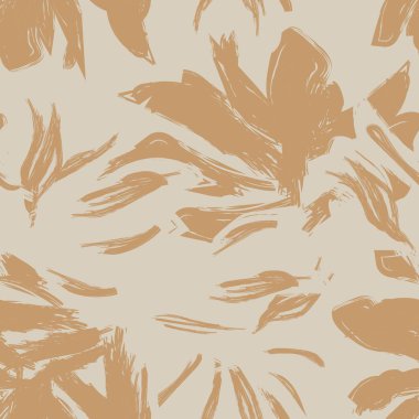 Moda tekstil, grafik, arka plan ve el sanatları için kusursuz desenli fırça darbeleri