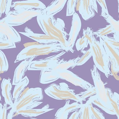 Moda tekstil, grafik, arka plan ve el sanatları için kusursuz desenli fırça darbeleri