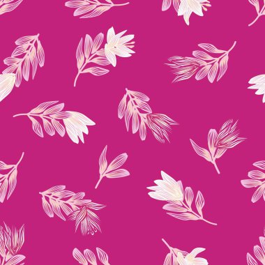 Moda tekstil, grafik, arka plan ve el sanatları için Doğulu çiçek desensiz arkaplan