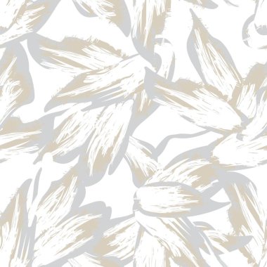 Moda tekstil, grafik, arka plan ve el sanatları için kusursuz desenli fırça darbeleri