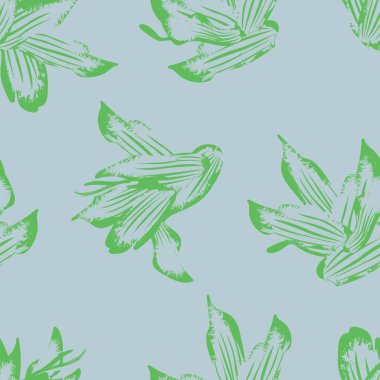 Moda tekstil, grafik, arka plan ve el sanatları için kusursuz desenli fırça darbeleri