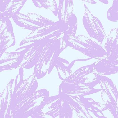 Moda tekstil, grafik, arka plan ve el sanatları için kusursuz desenli fırça darbeleri