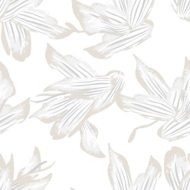 Moda tekstil, grafik, arka plan ve el sanatları için kusursuz desenli fırça darbeleri