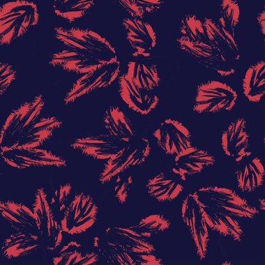 Moda tekstil, grafik, arka plan ve el sanatları için kusursuz desenli fırça darbeleri