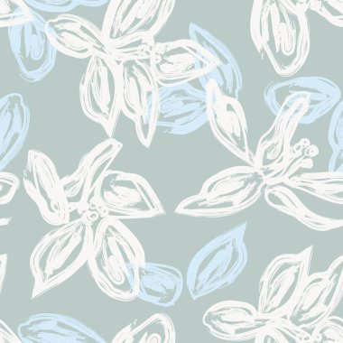 Abstract Floral seamless pattern design for fashion textiles, graphics, backgrounds and crafts