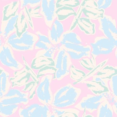 Abstract Floral seamless pattern design for fashion textiles, graphics, backgrounds and crafts