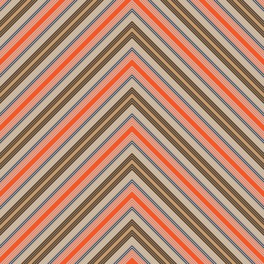 Moda tekstil ve grafikleri için uygun turuncu sembol çizgili dikişsiz arkaplan