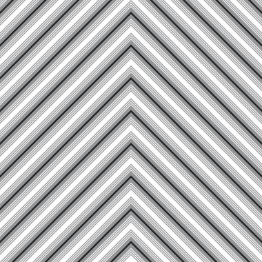 Monochrome Chevron diagonal striped seamless pattern background suitable for fashion textiles, graphics