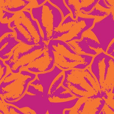 Abstract Floral seamless pattern design for fashion textiles, graphics, backgrounds and crafts