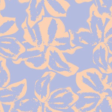 Abstract Floral seamless pattern design for fashion textiles, graphics, backgrounds and crafts