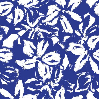 Abstract Floral seamless pattern design for fashion textiles, graphics, backgrounds and crafts