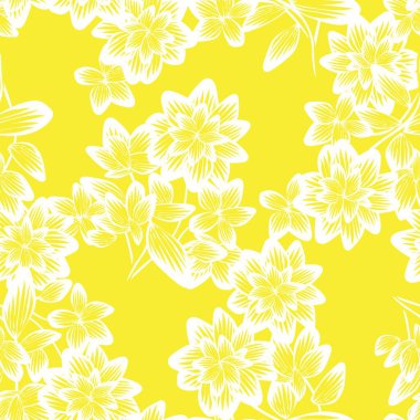 Oriental Floral seamless pattern design for fashion textiles, graphics, backgrounds and crafts
