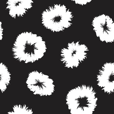 Polka dots textured seamless pattern design for fashion textiles and graphics