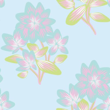 Oriental Floral seamless pattern design for fashion textiles, graphics, backgrounds and crafts