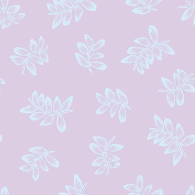 Moda tekstil, grafik ve el sanatları için tropik yapraksız desen tasarımı