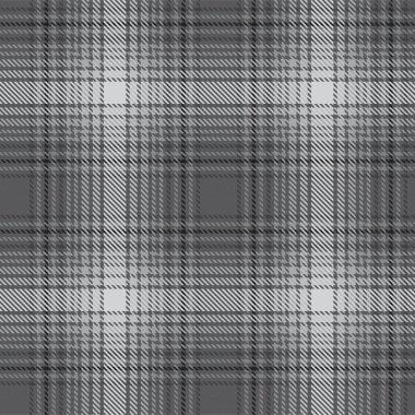 Monochrome Ombre Plaid textured seamless pattern suitable for fashion textiles and graphics