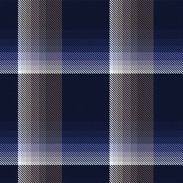 Kék Ombre Plaid Texturált Zökkenőmentes Minta Alkalmas Divat Textil Grafika — Stock Vector