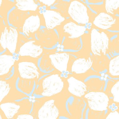 Abstract Floral seamless pattern design for fashion textiles, graphics, backgrounds and crafts