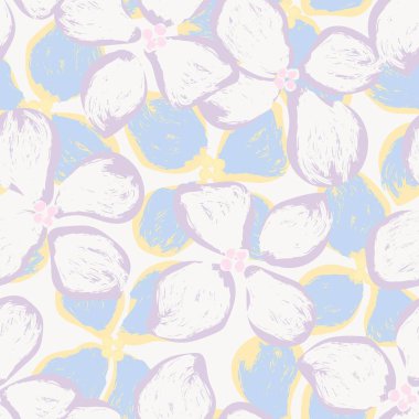Abstract Floral seamless pattern design for fashion textiles, graphics, backgrounds and crafts