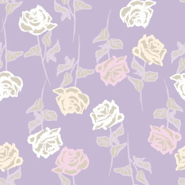Абстрактний Квітковий Безшовний Дизайн Візерунка Модного Текстилю Графіки Фону Ремесел — стоковий вектор