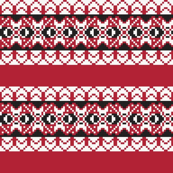 Рождественская Ярмарка Цветочных Рисунков Острова Дизайн Моды Текстиля Трикотажа Графики — стоковый вектор