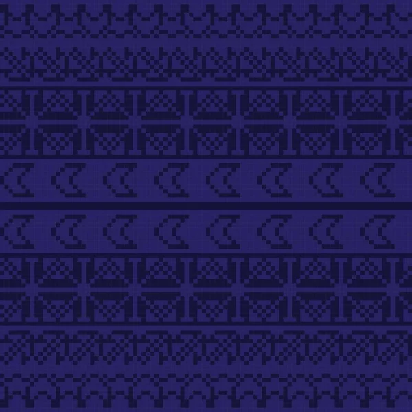 Vánoční Květinový Veletrh Isle Vzor Design Pro Módní Textil Pleteniny — Stockový vektor