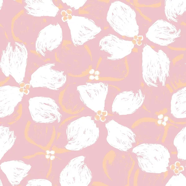 Abstract Floral seamless pattern design for fashion textiles, graphics, backgrounds and crafts