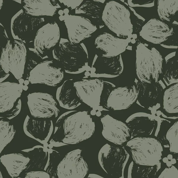 Abstrakcyjny Wzór Kwiatowy Bezszwowy Dla Tekstyliów Mody Grafiki Tła Rzemiosła — Wektor stockowy