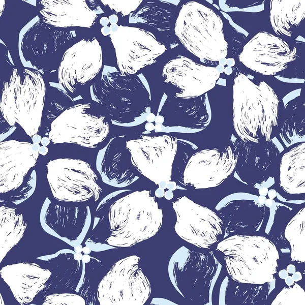 Аннотация Цветочные Бесшовные Рисунки Модных Текстильных Изделий Графики Фона Ремесел — стоковый вектор