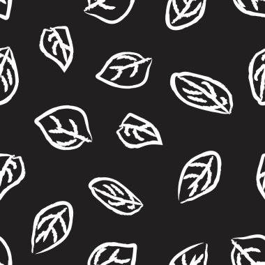 Moda tekstil, grafik ve el sanatları için tropik yapraksız desen tasarımı