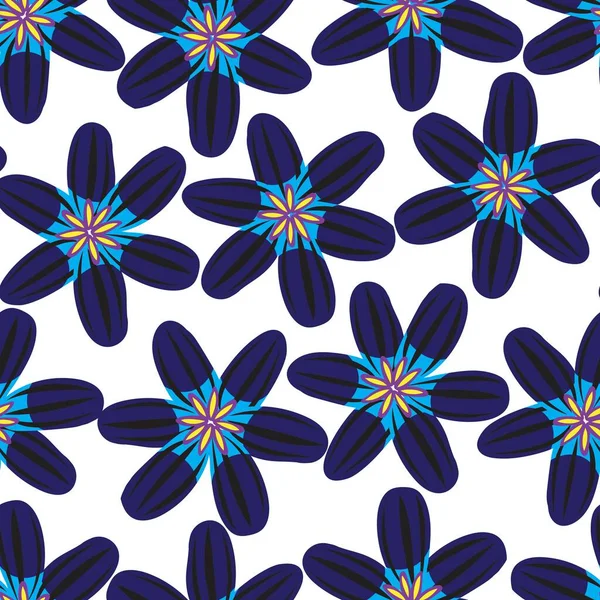 Motif Floral Sans Couture Pour Textiles Mode Graphiques Arrière Plans — Image vectorielle