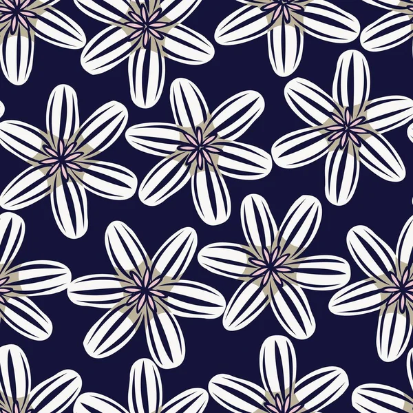 Motif Floral Sans Couture Pour Textiles Mode Graphiques Arrière Plans — Image vectorielle