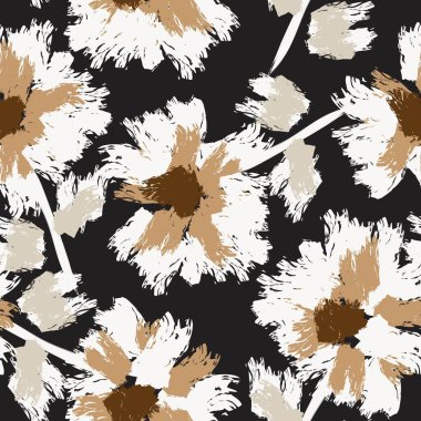 Tarafsız Renk Özeti: Moda tekstil, grafik, arka plan ve el sanatları için kusursuz desen tasarımı